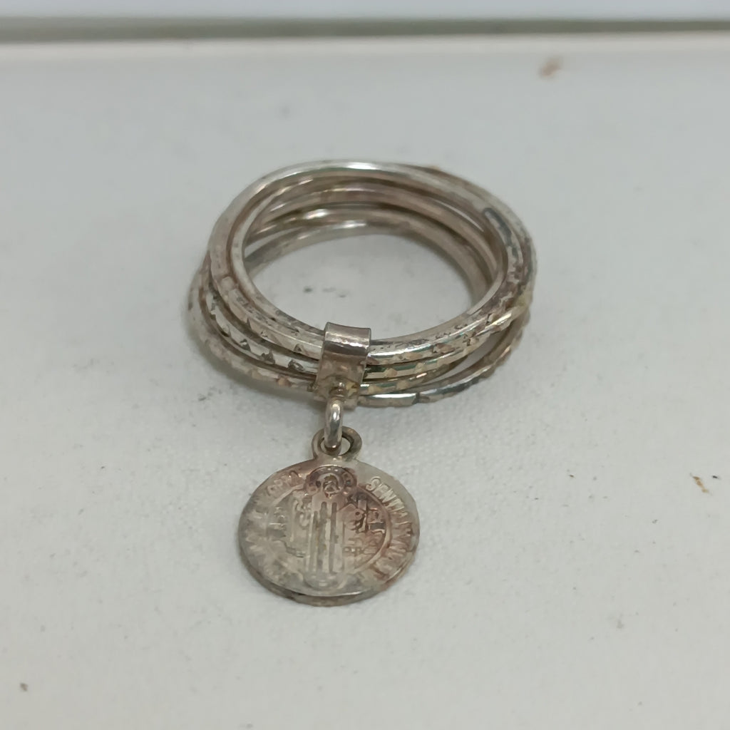 SEMANARIO DE ARGOLLAS PLATA 4,50 GRMS (SEMINUEVO)