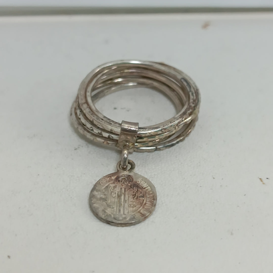 SEMANARIO DE ARGOLLAS PLATA 4,50 GRMS (SEMINUEVO)