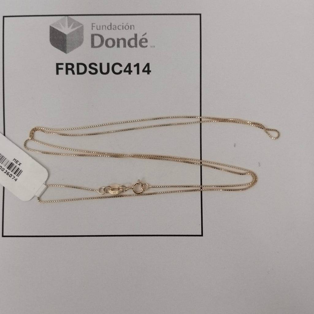 CADENA VENECIANO 14K 55 CM 1.7 GR (NUEVO)