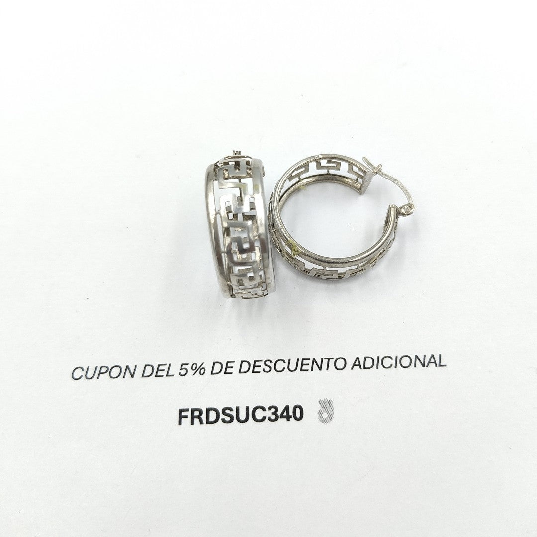 ARRACADAS PAR PLATA 5,60 GRMS (SEMINUEVO)