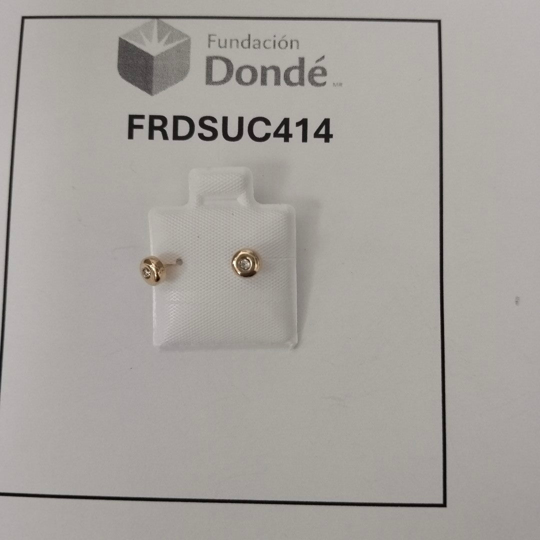 BROQUELES BROQUEL C CIRCONIA 14K 0.27 GR (NUEVO)