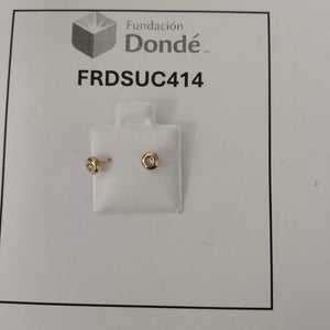 BROQUELES BROQUEL C CIRCONIA 14K 0.27 GR (NUEVO)