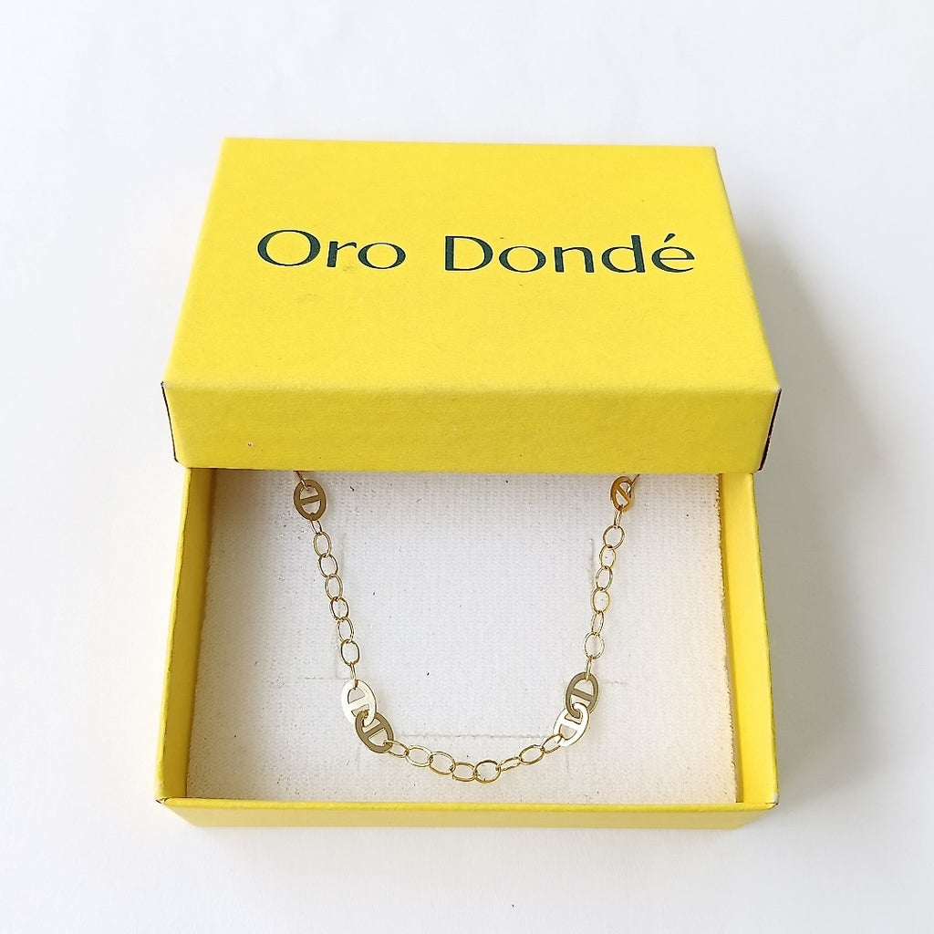 PULSERA ESPECIAL 14K 21 CM 1.8 GR (NUEVO)