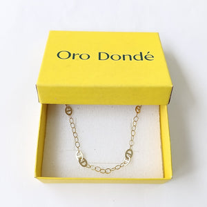 PULSERA ESPECIAL 14K 21 CM 1.8 GR (NUEVO)