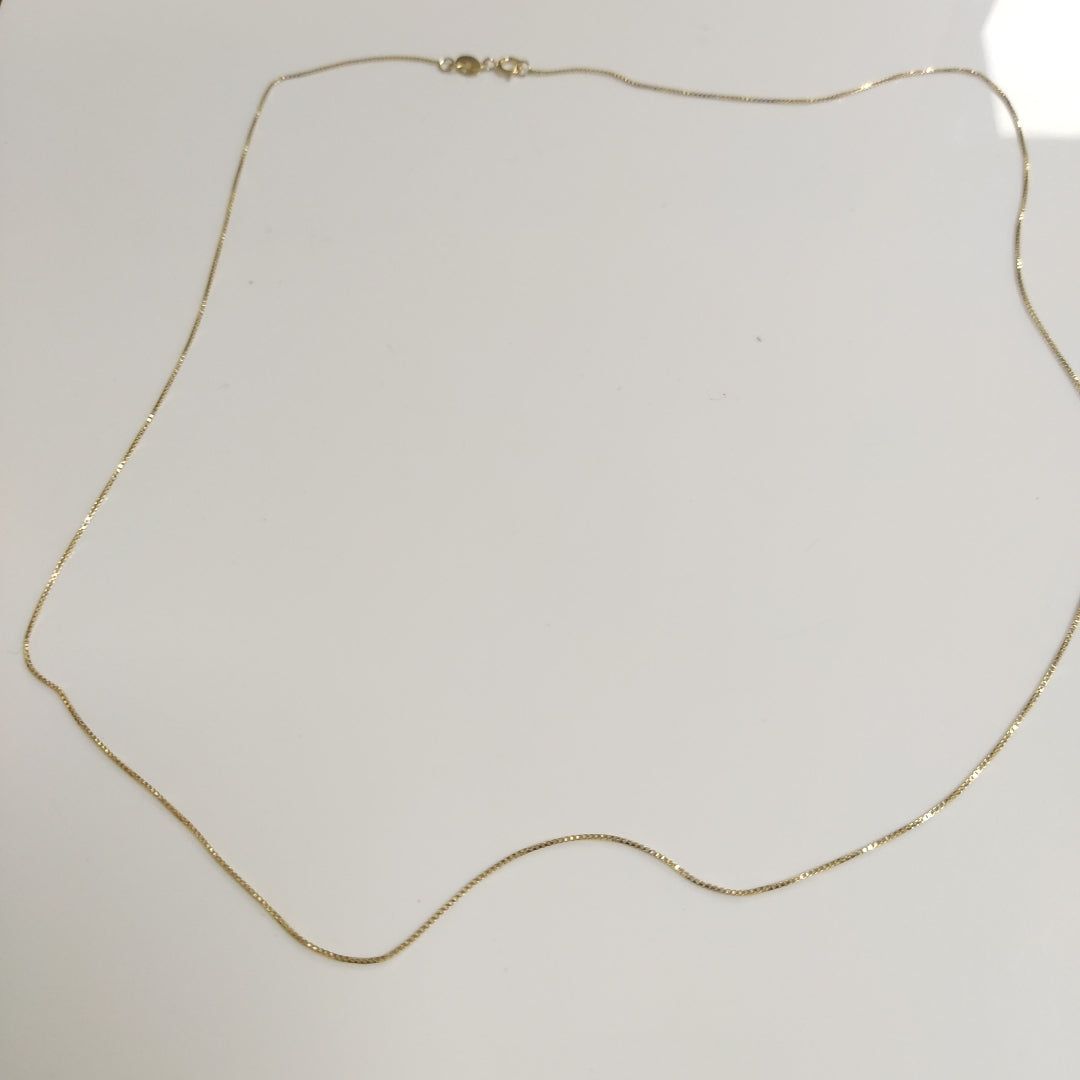 CADENA VENECIANO 14K 55 CM 1.7 GR (NUEVO)