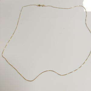 CADENA VENECIANO 14K 55 CM 1.7 GR (NUEVO)