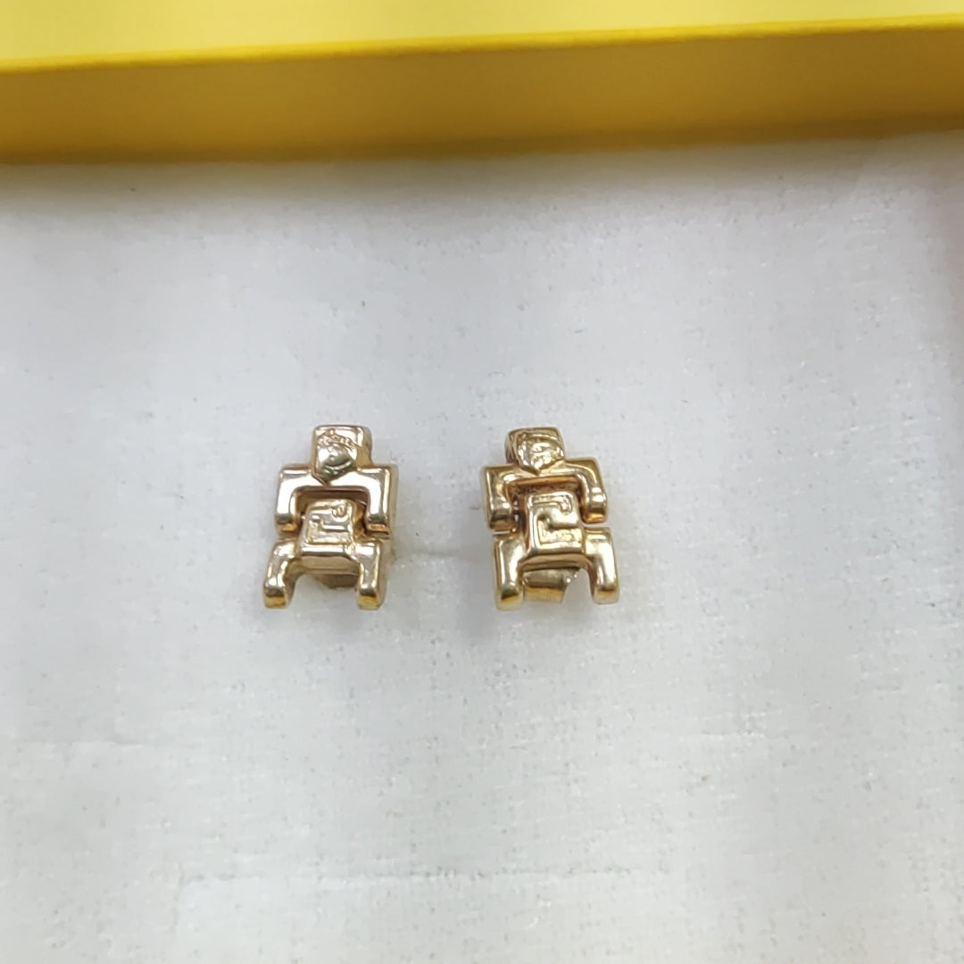 ARETES PAR ORO 14 K 1.6 GRMS (SEMINUEVO)