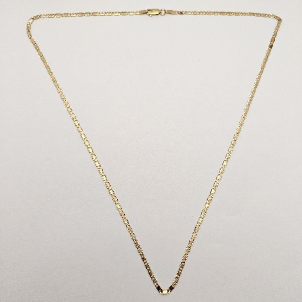 CADENA ORO COMBINADO 14 K 2,70 GRMS (SEMINUEVO)