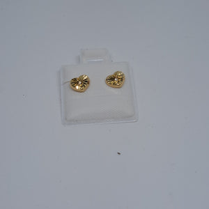 BROQUELES BROQUEL FIG CORAZON C CIRCONIA 14K 0.2603 GR (NUEVO)