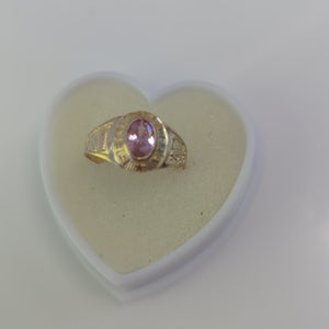 ANILLO DE GRADUACIÓN ORO 10 K 1.6 GRMS (SEMINUEVO)