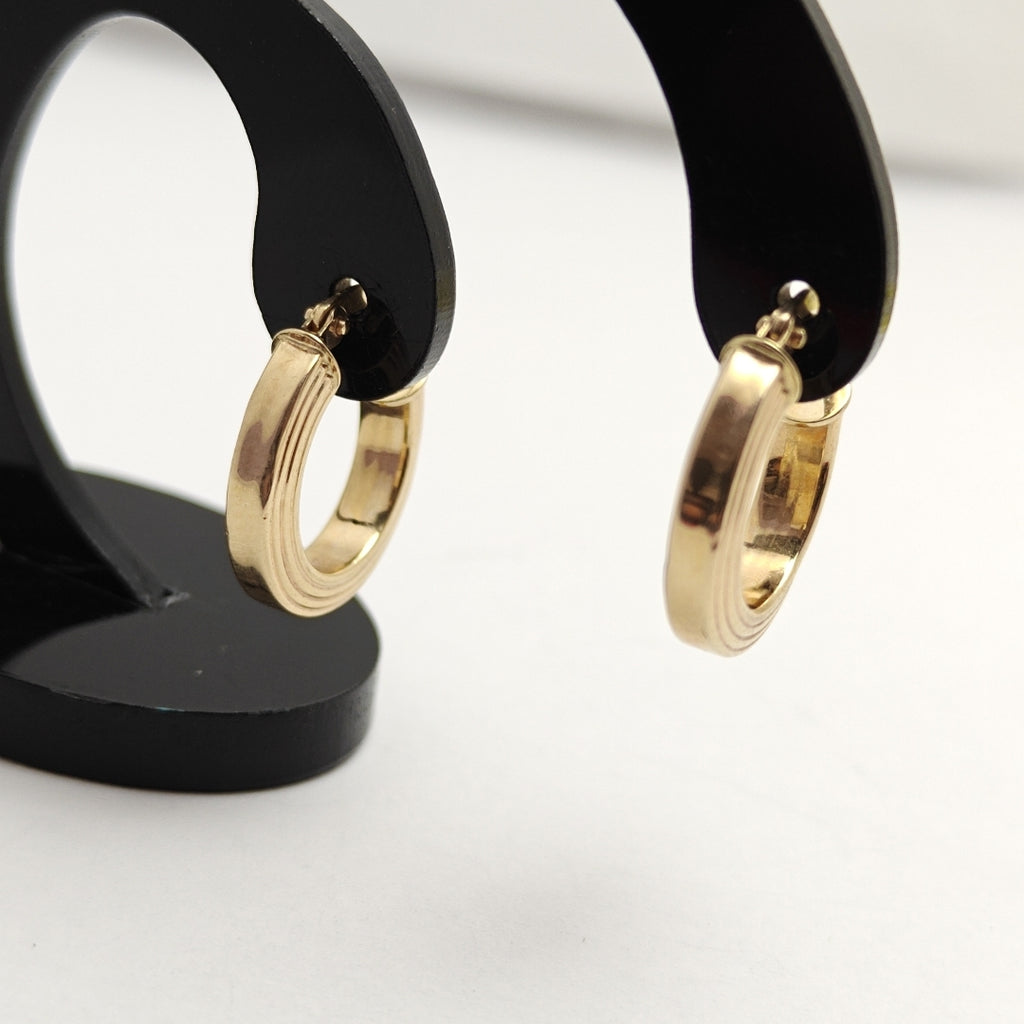 ARRACADAS PAR ORO 14 K 1,30 GRMS (SEMINUEVO)