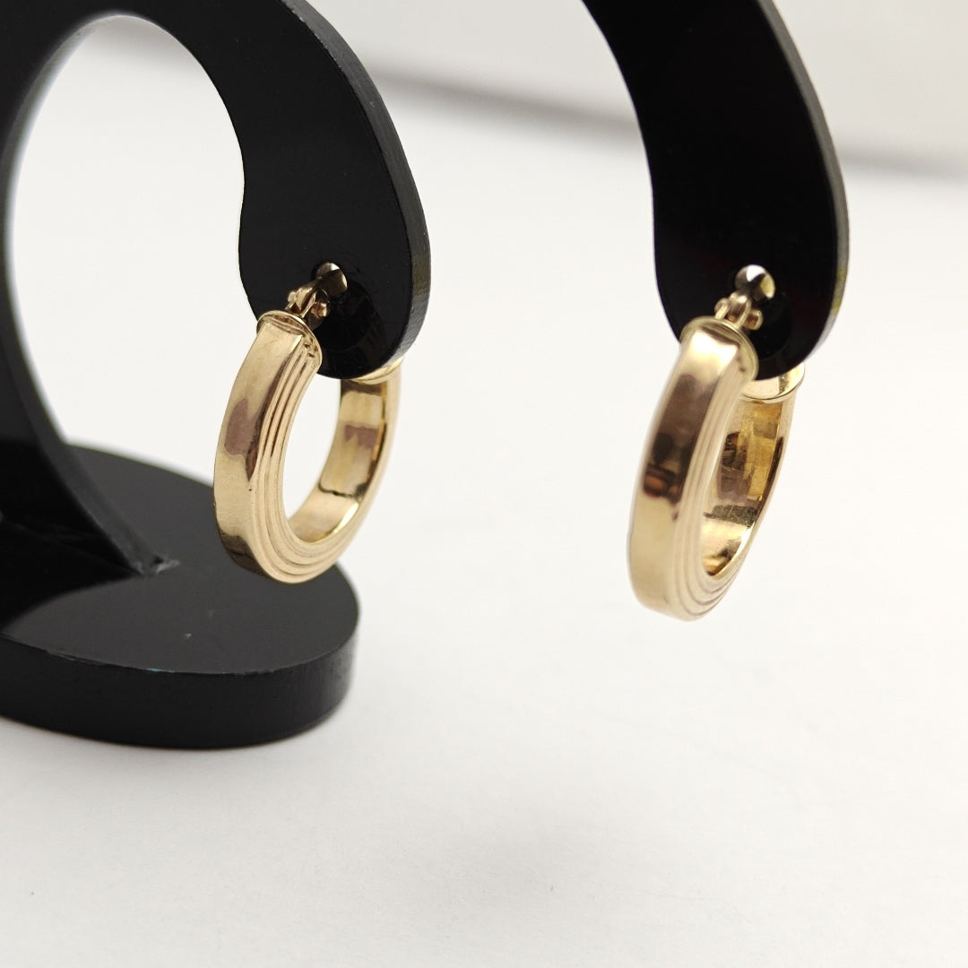 ARRACADAS PAR ORO 14 K 1,30 GRMS (SEMINUEVO)