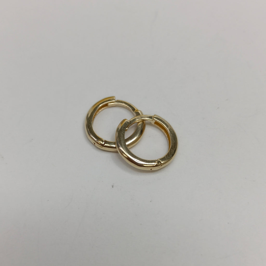 ARETES ARRACADAS LISAS 10K 1.2 GR (NUEVO)