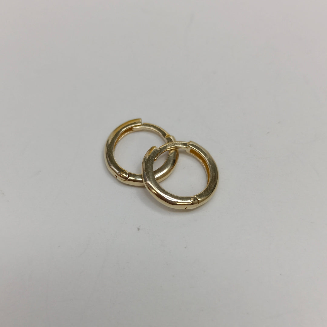 ARETES ARRACADAS LISAS 10K 1.2 GR (NUEVO)