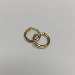 ARETES ARRACADAS LISAS 10K 1.2 GR (NUEVO)