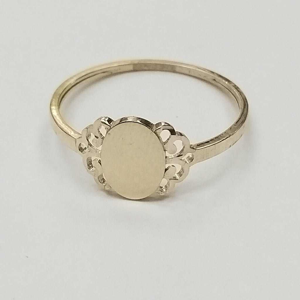 ANILLOS ANILLITO 10K TALLA 8 1 GR (NUEVO)