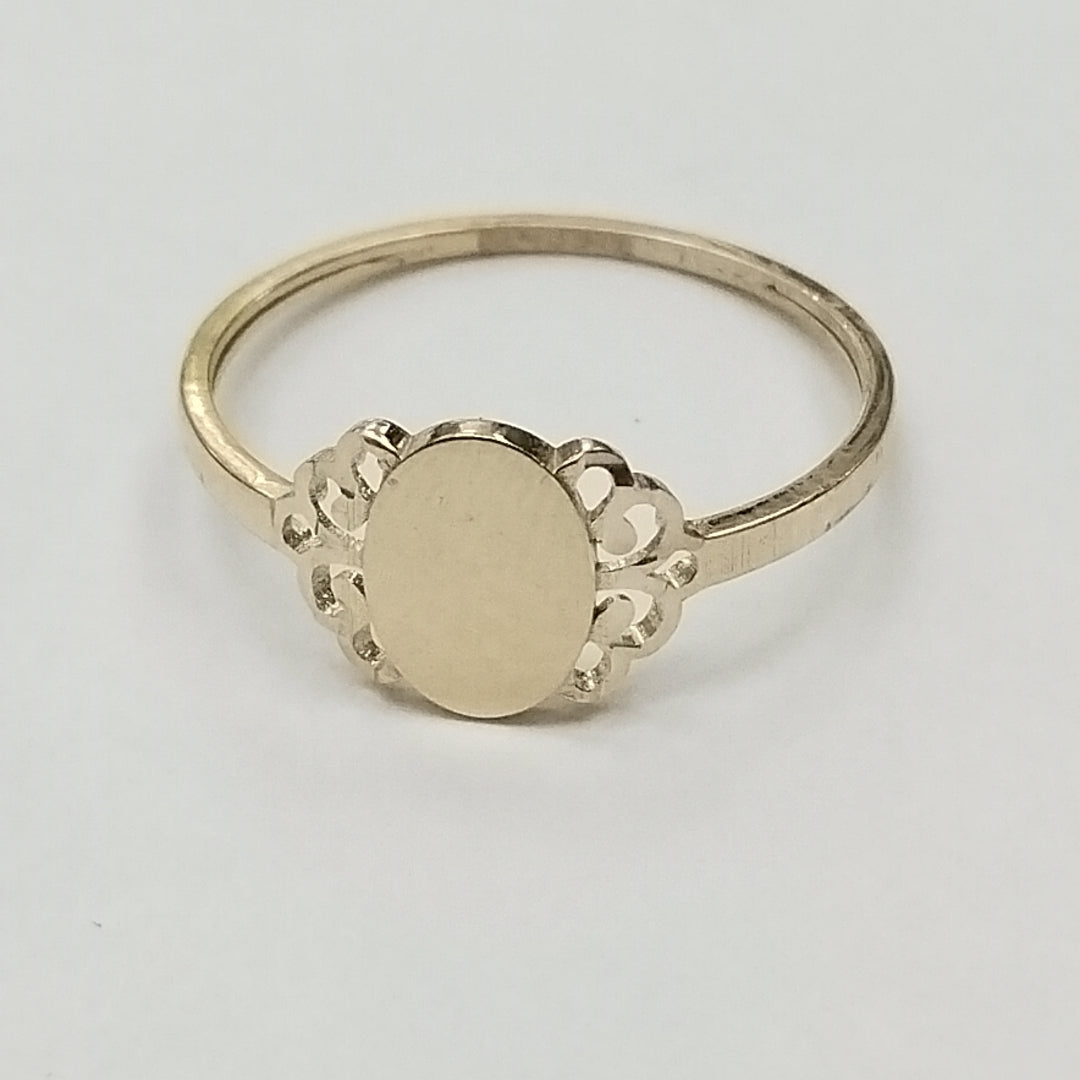 ANILLOS ANILLITO 10K TALLA 8 1 GR (NUEVO)
