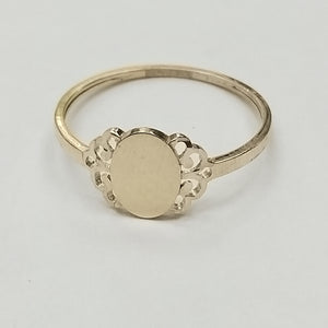 ANILLOS ANILLITO 10K TALLA 8 1 GR (NUEVO)