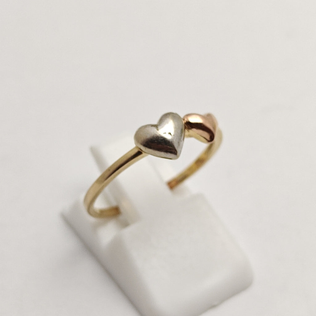 ANILLITO ORO COMBINADO 14 K 1,40 GRMS (SEMINUEVO)