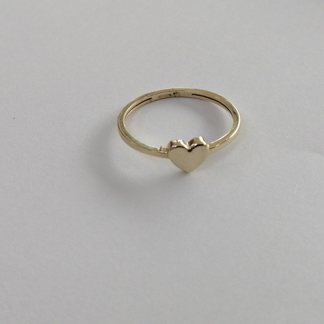 ANILLOS ANILLITO FIG CORAZON 10K TALLA 7 1.1 GR (NUEVO)