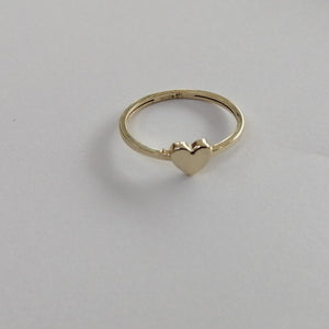ANILLOS ANILLITO FIG CORAZON 10K TALLA 7 1.1 GR (NUEVO)