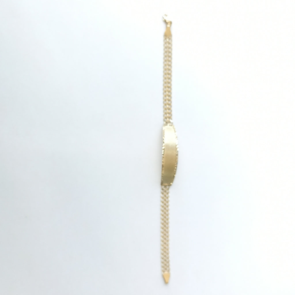 PULSERA ESCLAVA CHINO 14K 21 CM 9.8 GR (NUEVO)