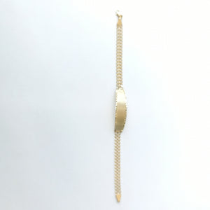 PULSERA ESCLAVA CHINO 14K 21 CM 9.8 GR (NUEVO)