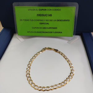 PULSERA BARBADA 14K 21 CM 6.3 GR (NUEVO)