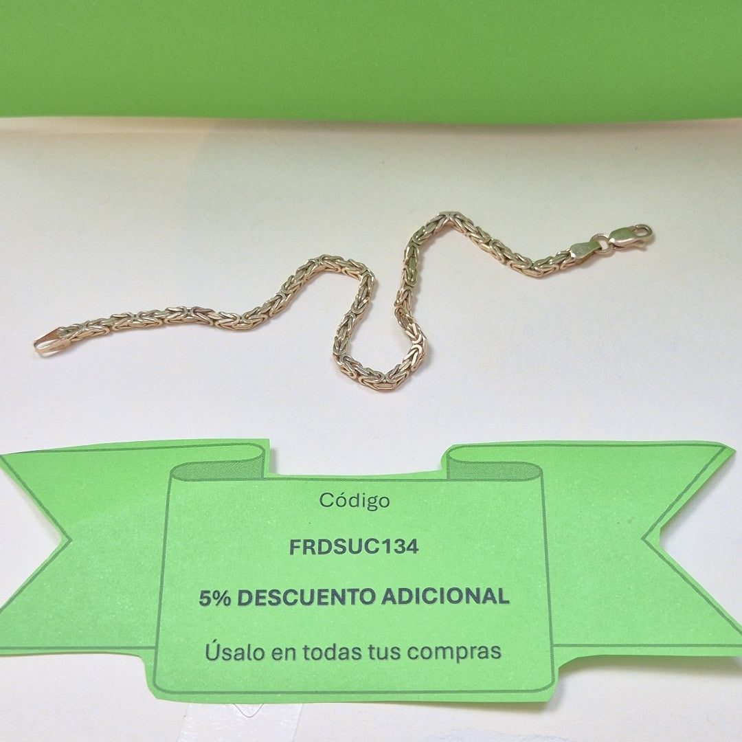PULSERA ORO 14 K 7.9 GRMS (SEMINUEVO)