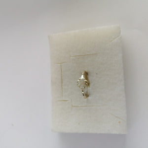 ANILLOS ANILLITO FIG TREBOL 4 HOJAS 10K TALLA 8 0.8 GR (NUEVO)
