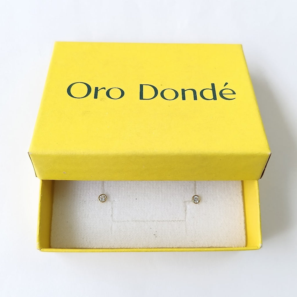 BROQUELES BROQUEL C CIRCONIA 14K 0.1501 GR (NUEVO)