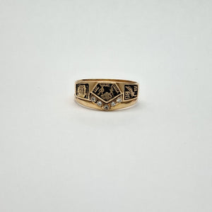 ANILLO DE GRADUACIÓN ORO 14 K 4.7 GRMS (SEMINUEVO)