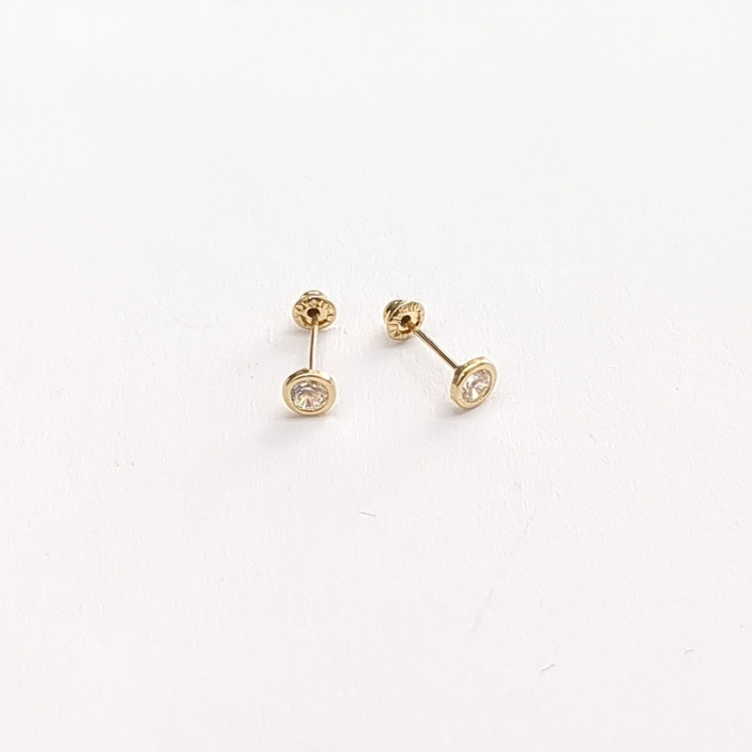 BROQUELES BROQUEL C CIRCONIA 14K 0.1501 GR (NUEVO)