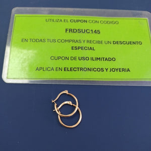 ARETES ARRACADAS 14K 1.1 GR (NUEVO)