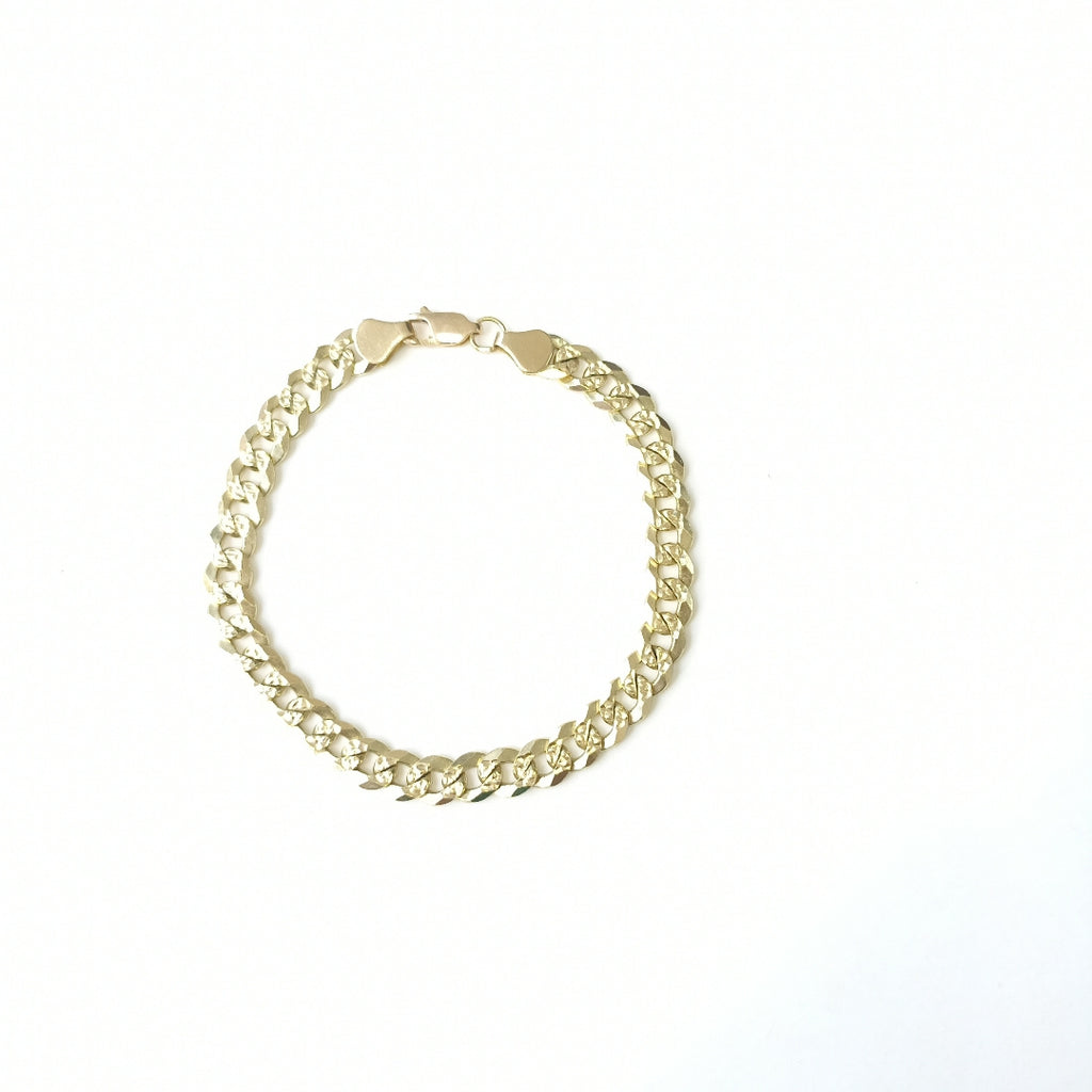 PULSERA BARBADA 14K 21 CM 19.6 GR (NUEVO)