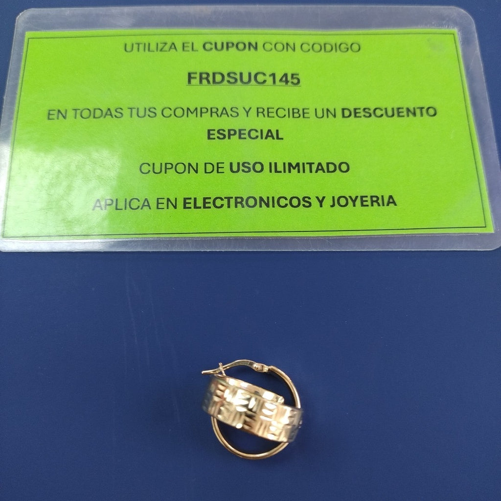 ARRACADAS ORO 10K 3 (NUEVO)