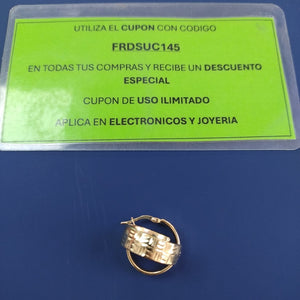 ARRACADAS ORO 10K 3 (NUEVO)