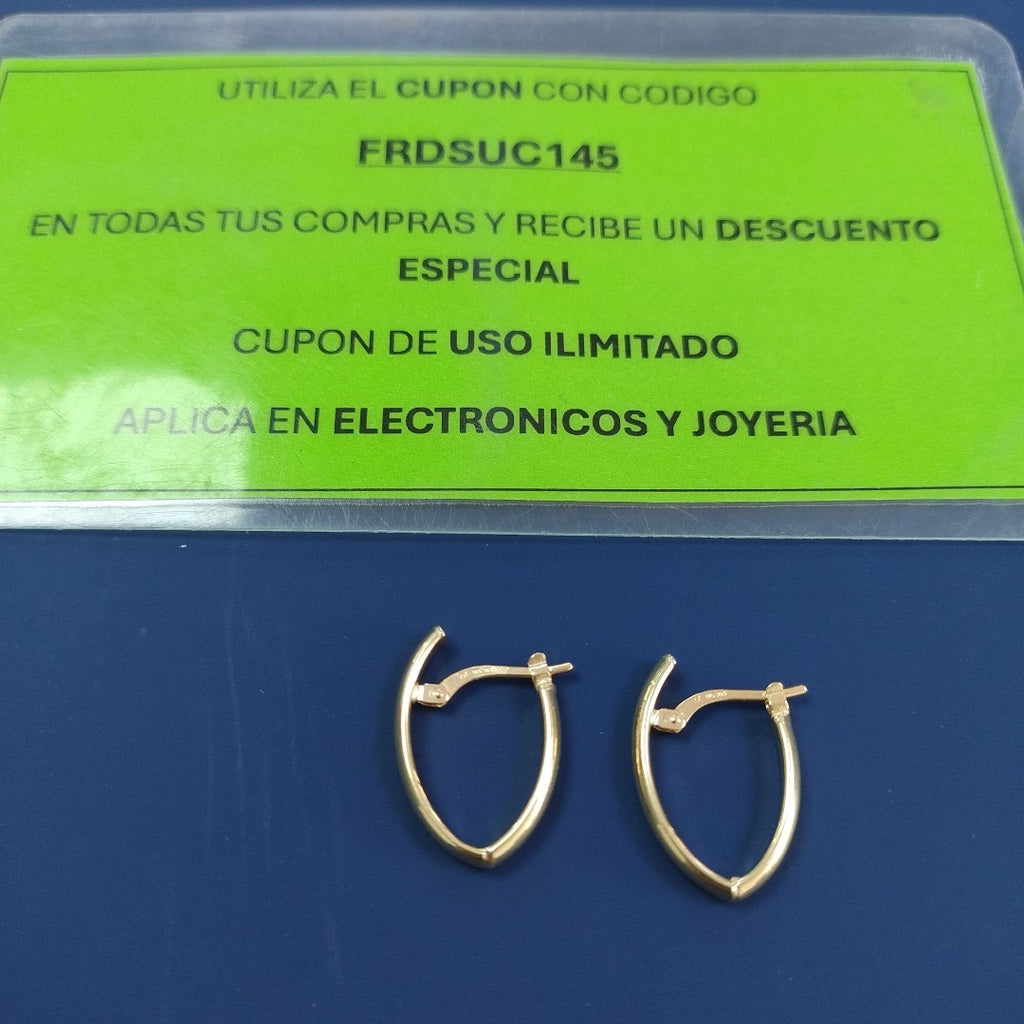 ARRACADAS ORO 10K 1.3 (NUEVO)
