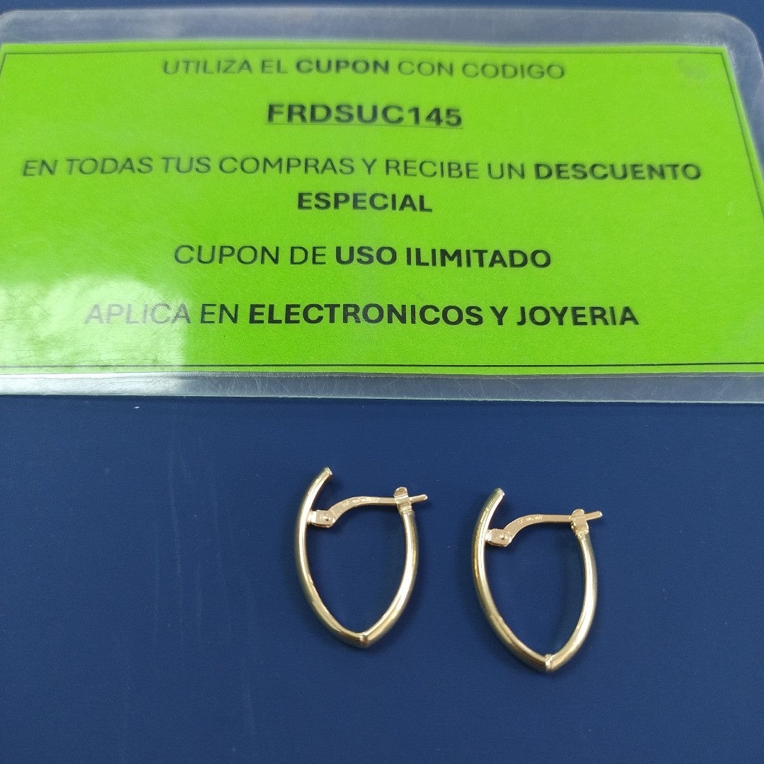 ARRACADAS ORO 10K 1.3 (NUEVO)