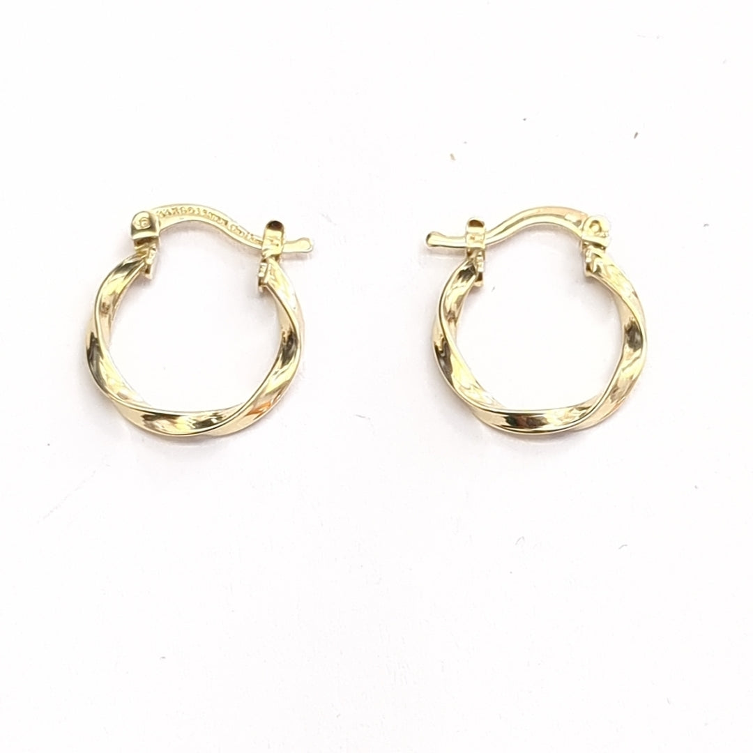 ARETES ARRACADAS TORZAL 14K 1.2 GR (NUEVO)
