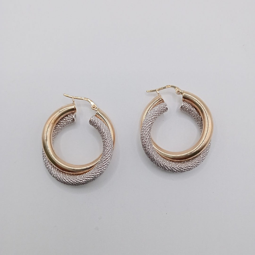 ARRACADAS PAR ORO COMBINADO 10 K 5.1 GRMS (SEMINUEVO)
