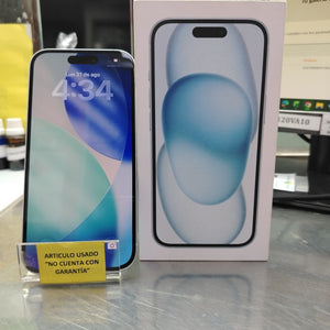 CELULAR APPLE IPHONE 15 A3090 128 GB 6 GB RAM (SEMINUEVO)