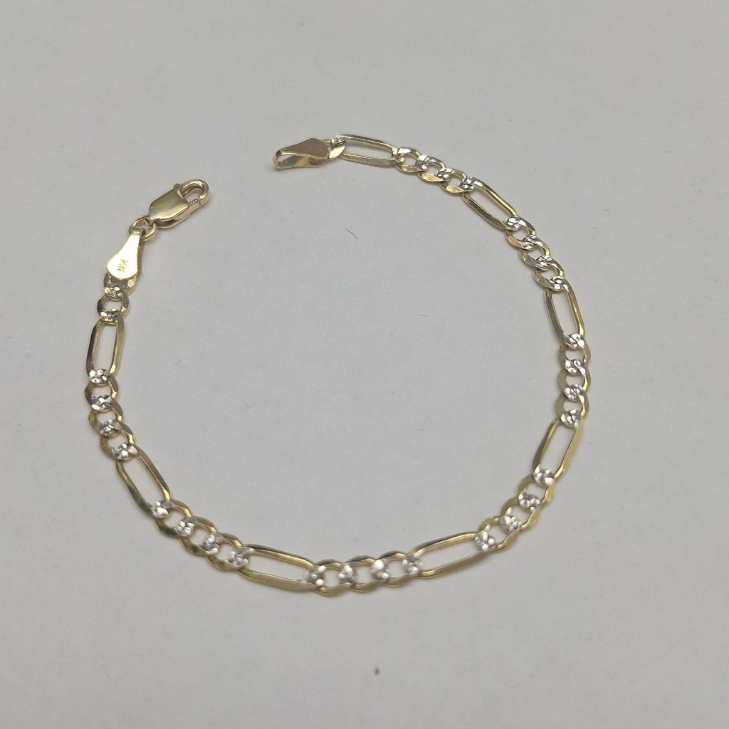 PULSERA 3X1 14K 18 CM 4 GR (NUEVO)
