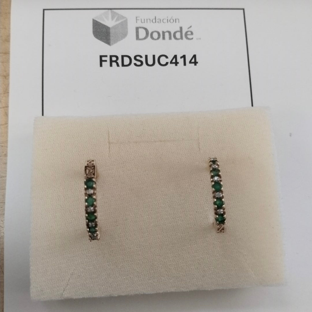 ARRACADAS PAR ORO 14 K 4.1 GRMS (SEMINUEVO)