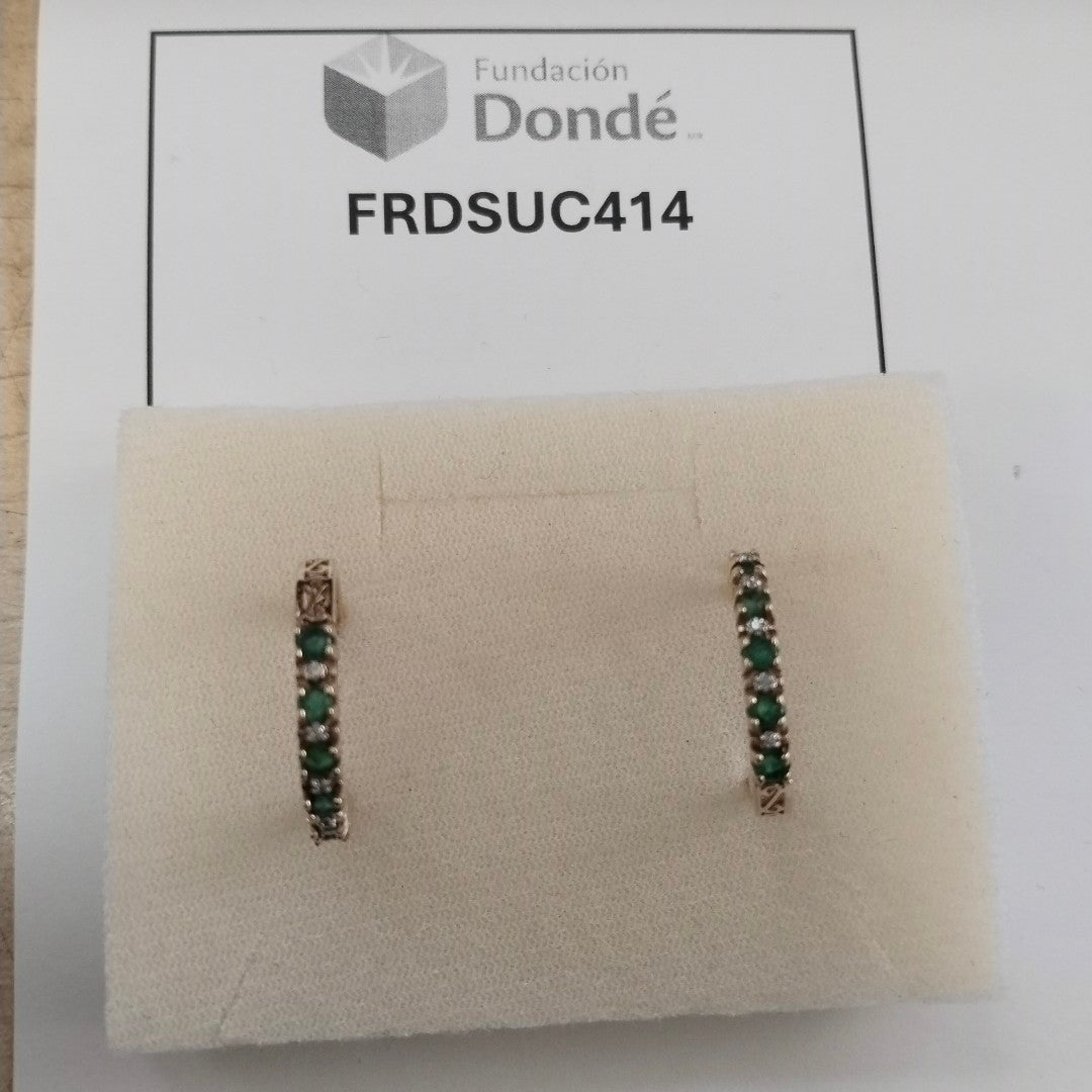 ARRACADAS PAR ORO 14 K 4.1 GRMS (SEMINUEVO)
