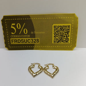ARETES ARRACADAS 14K 1.8 GR (NUEVO)