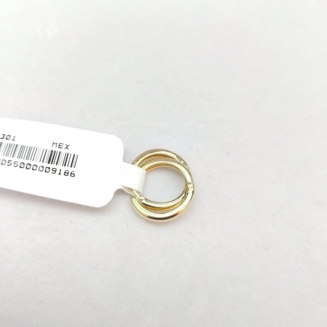 ARETES HUGGIES LISAS 14K 1.6 GR (NUEVO)