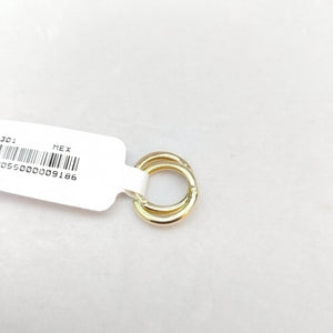 ARETES HUGGIES LISAS 14K 1.6 GR (NUEVO)