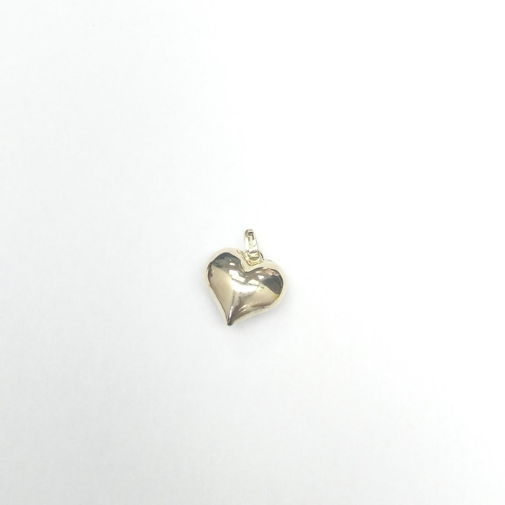 DIJE TEJIDO CORAZON LISO 14K 1.1 GR (NUEVO)