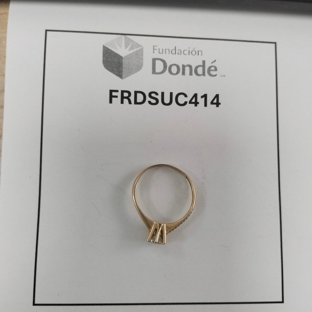 SOLITARIO ORO 14 K 1.6 GRMS (SEMINUEVO)